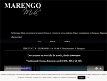 Tablet Screenshot of marengomoda.com